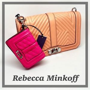 NWT REBECCA MINKOFF FLAMINGO KEY CHAIN FOB